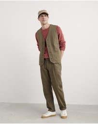 Seasalt - Seasalt Cornwall Green Tollgate Waistcoat