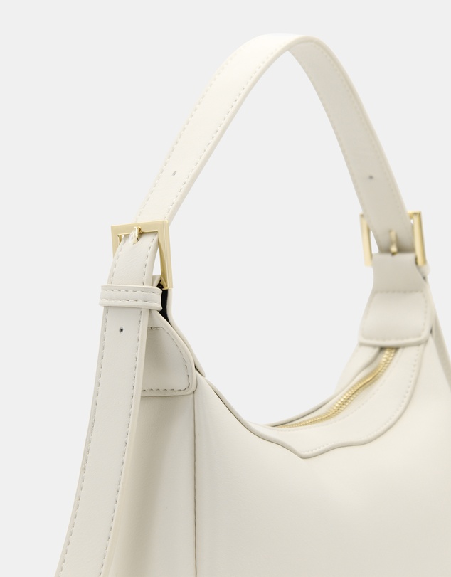 Morgan & Taylor - Anya Shoulder Handbag in Cream White