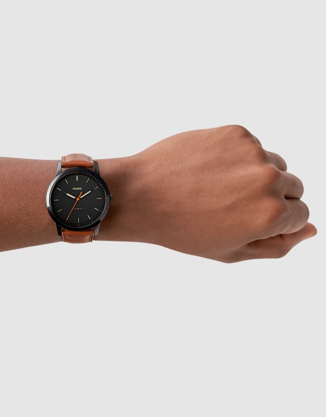 Fossil - The Minimalist 3H Brown Analogue Watch