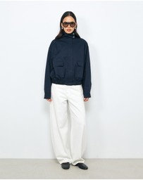 AERE - Ines Funnel Neck Bomber