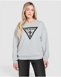 GUESS - Triangle Glitter Sweatshirt