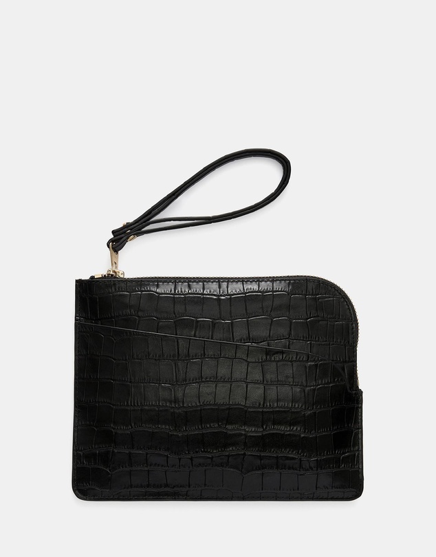 ARKET - Croco-Effect Leather Pouch