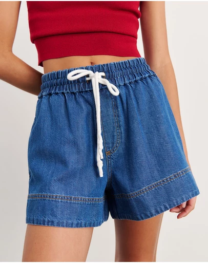 Jag - Loe Denim Pull On Short