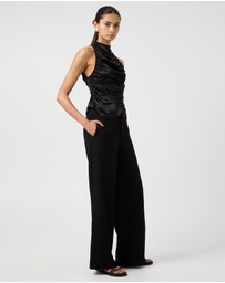 Third Form - Elemental Ruched Top | Black