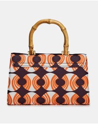 Wolf - Wolf Evie Collection Large Bag with Echo Tang Print