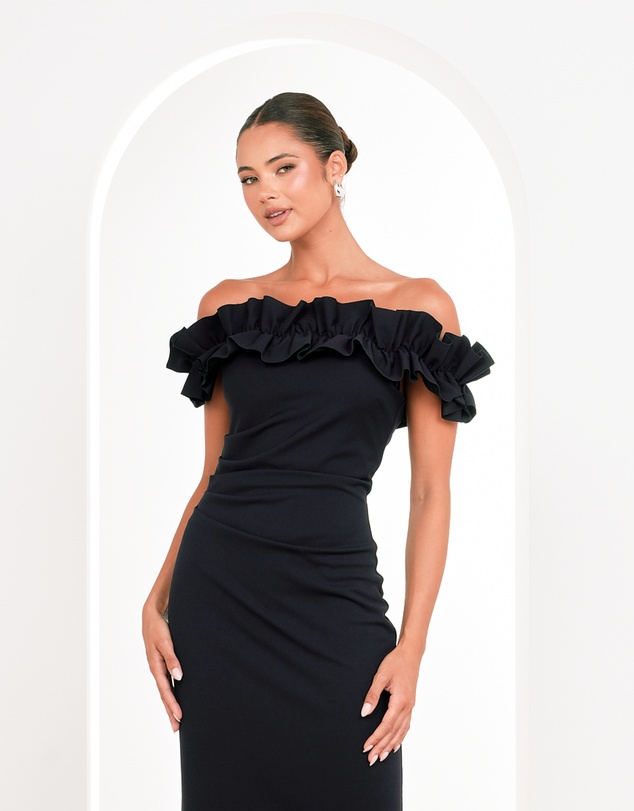 Pilgrim - Clara Off Shoulder Midi Dress