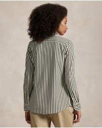 Polo Ralph Lauren - Striped Knit Oxford Cotton Shirt