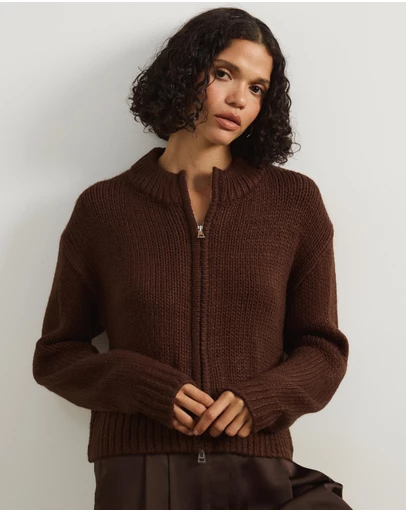 Atmos&Here - Ava Zip Through Cardigan