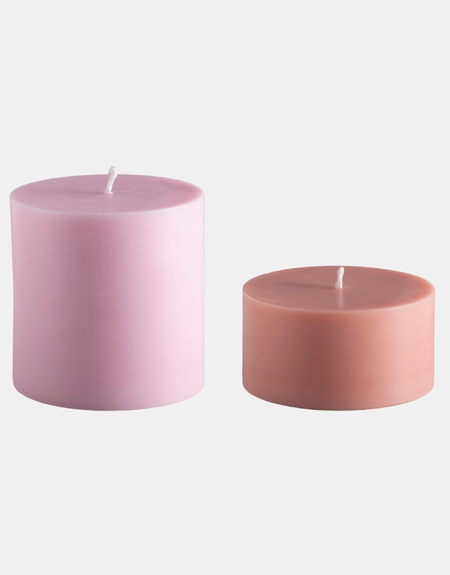 porter green - escc large pillar candle soy-blend unscented candles