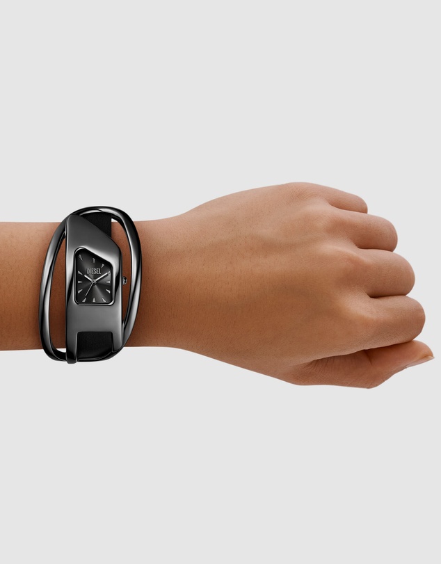 Diesel - Wrap-D Black Analogue Watch