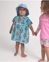 Crywolf - BABY HOODED TOWEL Little Lobsters