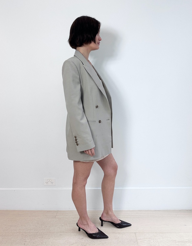 Cirkular - Pre-Loved - Blossom H Company Double-Breasted Blazer
