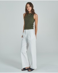 DRICOPER DENIM - Joey Forest Green Top