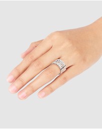 Elli Jewelry - Ring Ornament Flower in 925 Sterling Silver