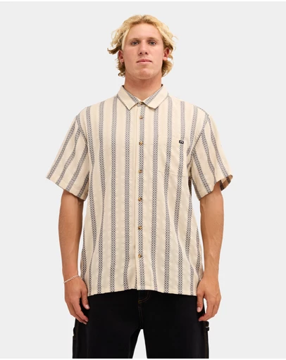 Billabong - Mens Sundays Jacquard Short Sleeve Shirt