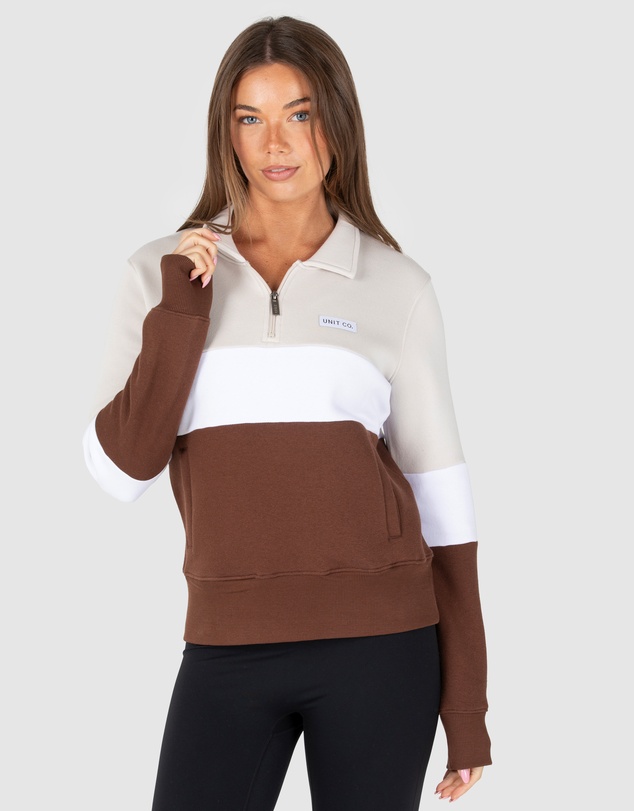 UNIT - UNIT Ladies Coco Half Zip Sweater