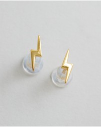 Native Sol - Lightning Bolt Studs