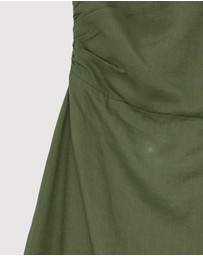 Revibe - Repaired AERE Lettie One Shoulder Maxi Dress - AU 14