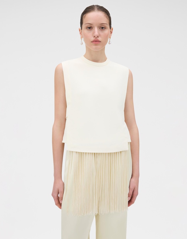 Oroton - Fringe Detail Top