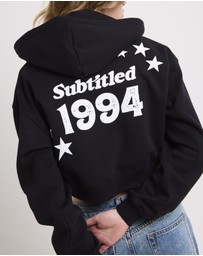 Subtitled - Stargazer Cropped Zip Hoodie
