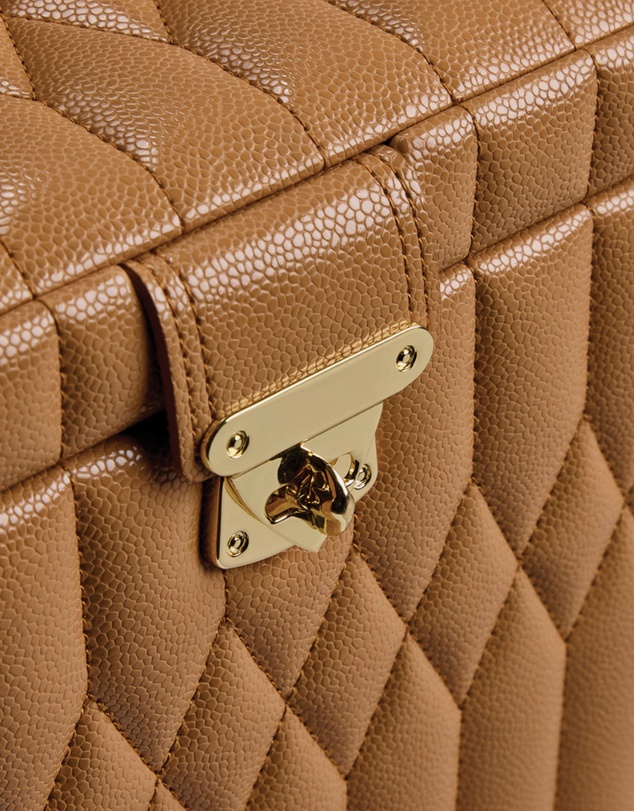 Wolf - WOLF Lauren Medium jewellery Box Caramel