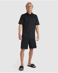 Quiksilver - Mens Waterman Water Short Sleeve Polo Shirt