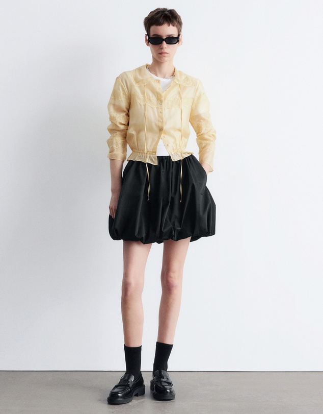 & Other Stories - Long Sleeve Lace Blouse