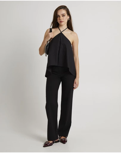 Subtitled - Molly Contrast Hankie Top