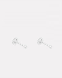 Ichu - Tiny Silver Ball Studs