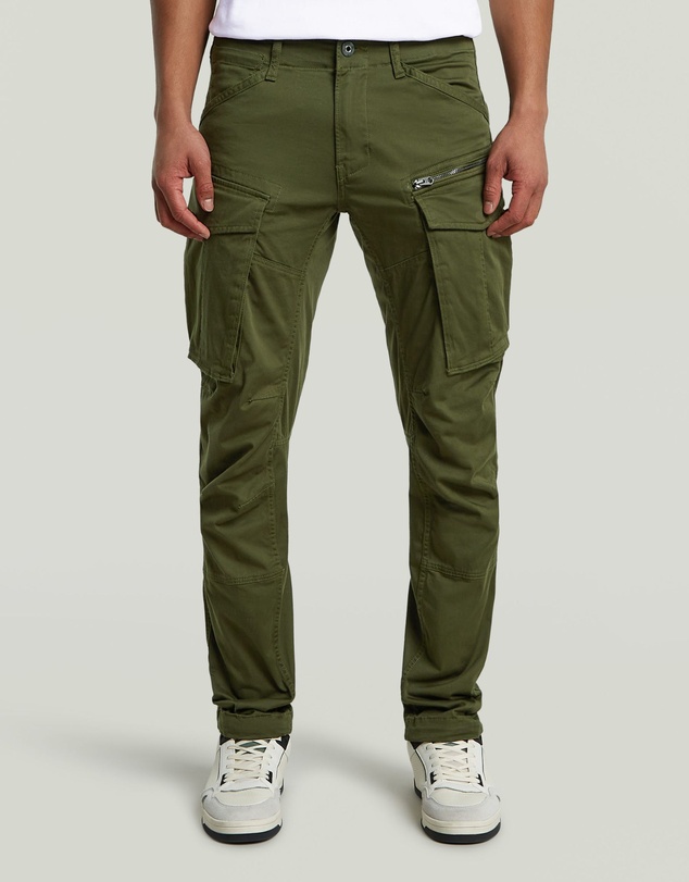 G-Star - Rovic Zip 3D Regular Tapered dk bronze green