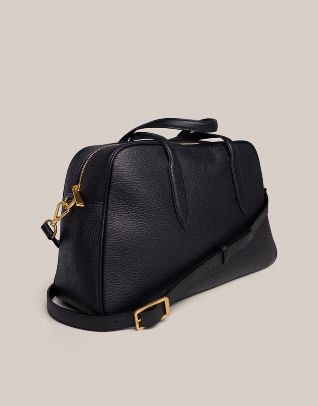 VESTIRSI - Vera Black Medium Bowler Bag