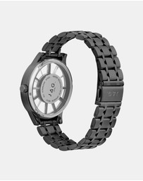 Jag - Gerroa Mens Black Dial 43mm Silver Watch