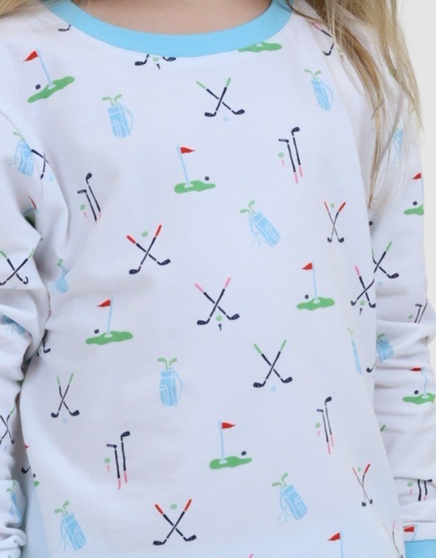 Sant And Abel - Kids Golf Long PJ Set