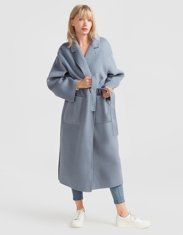 Belle & Bloom - Wide Awake Split Hem Overcoat