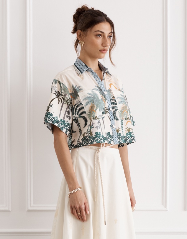 Heaven Australia - Oasis Remi Cropped Shirt