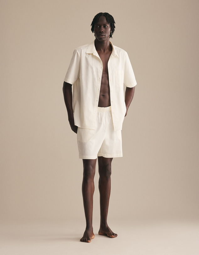 Resting - Soft Woven Cotton Jules Short Sleeve Shirt