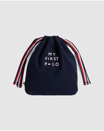 Tommy Hilfiger - Pique Long Sleeve Polo Bodysuit Gift Set - Babies