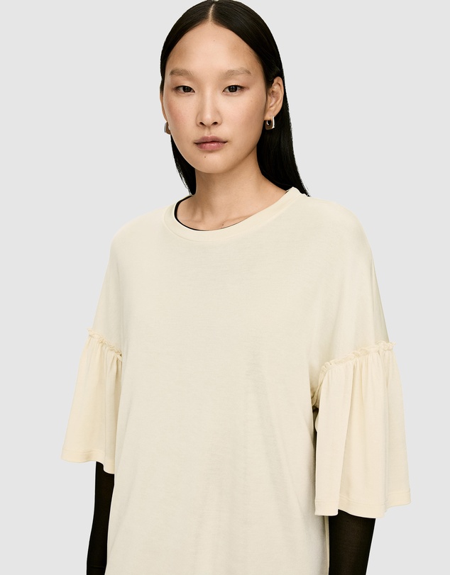 ARKET - Frill-Sleeve T-Shirt