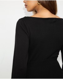 Dazie - Angel Knitted Long Sleeve Top