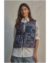 NEXT - Padded Reversible Tie Front Gilet