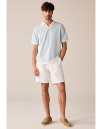 NEXT - Cuban Collar Textured Short Sleeve Polo Shirt
