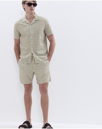 UNISON - Tile Geo Regular Fit Shirt