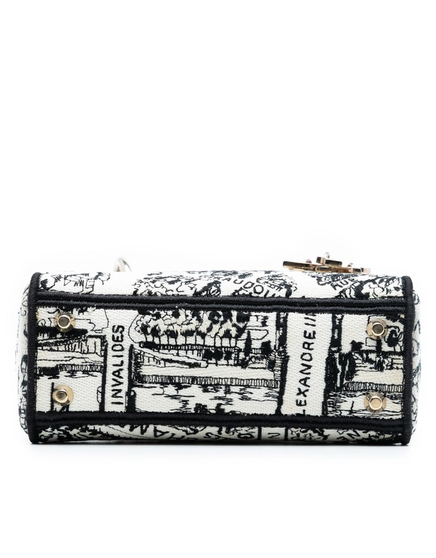 Pre-Loved by Azura Reborn - Pre-Loved Mini Embroidered Canvas Plan de Paris Lady D Lite