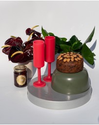 porter green - seff | silicone unbreakable champagne flutes