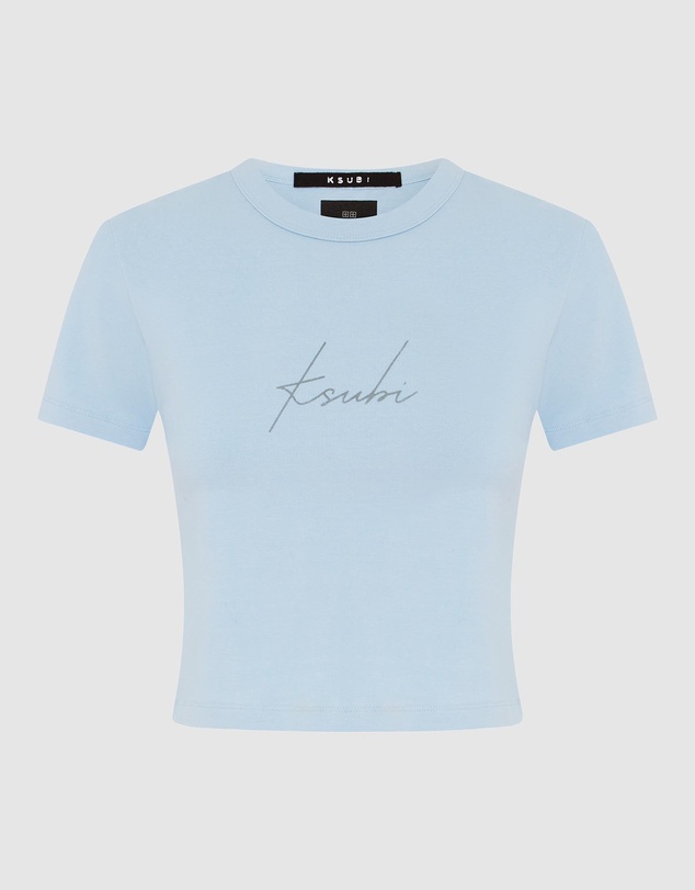 Ksubi - MONIKER BABY TEE SKY