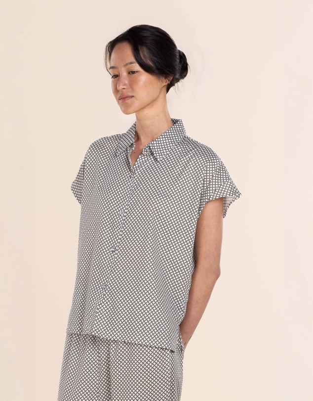 Gingerlilly - Marlie Diamond Print Cotton PJ