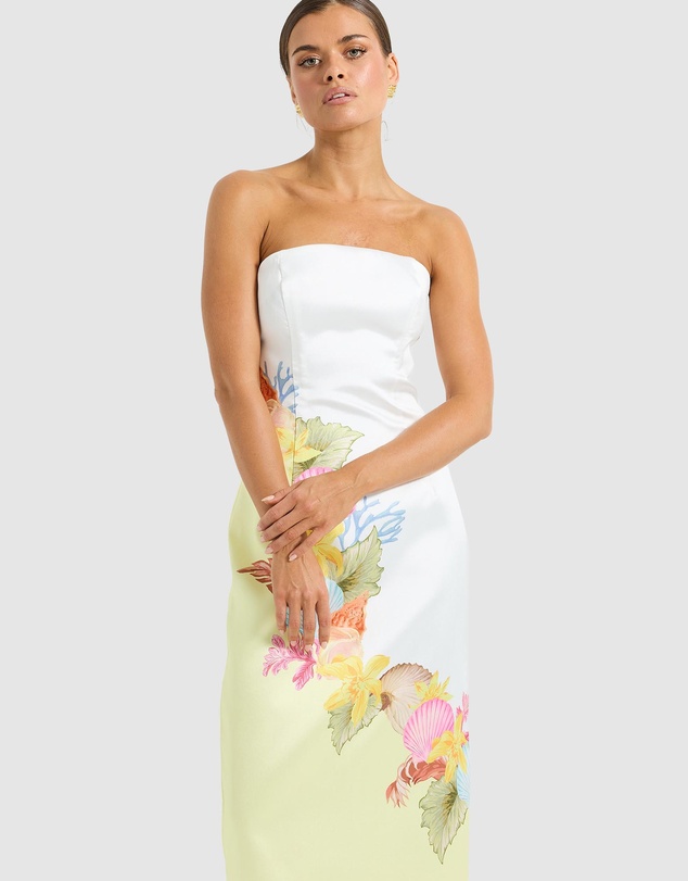 Pasduchas - Cove Strapless Midi Dress