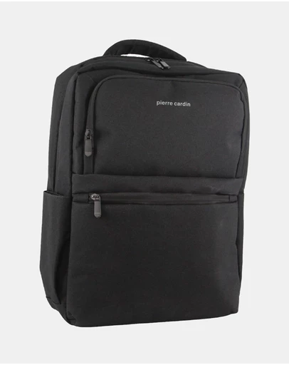 Pierre Cardin - Pierre Cardin Nylon Travel & Business Backpack with Built-in USB Port