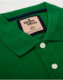 3 Wise Men - 3 Wise Men Portland Polo - Army Green