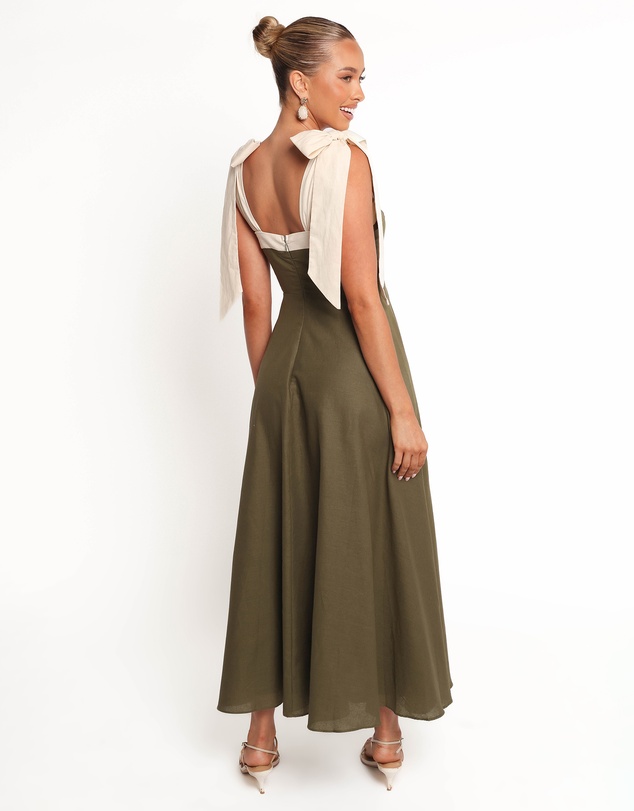 Petal & Pup - Olinda Midi Dress - Olive